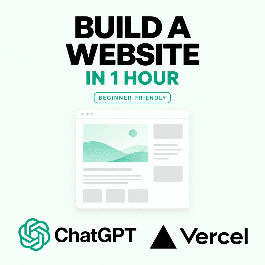 Build a Website with ChatGPT (Beginner Friendly)