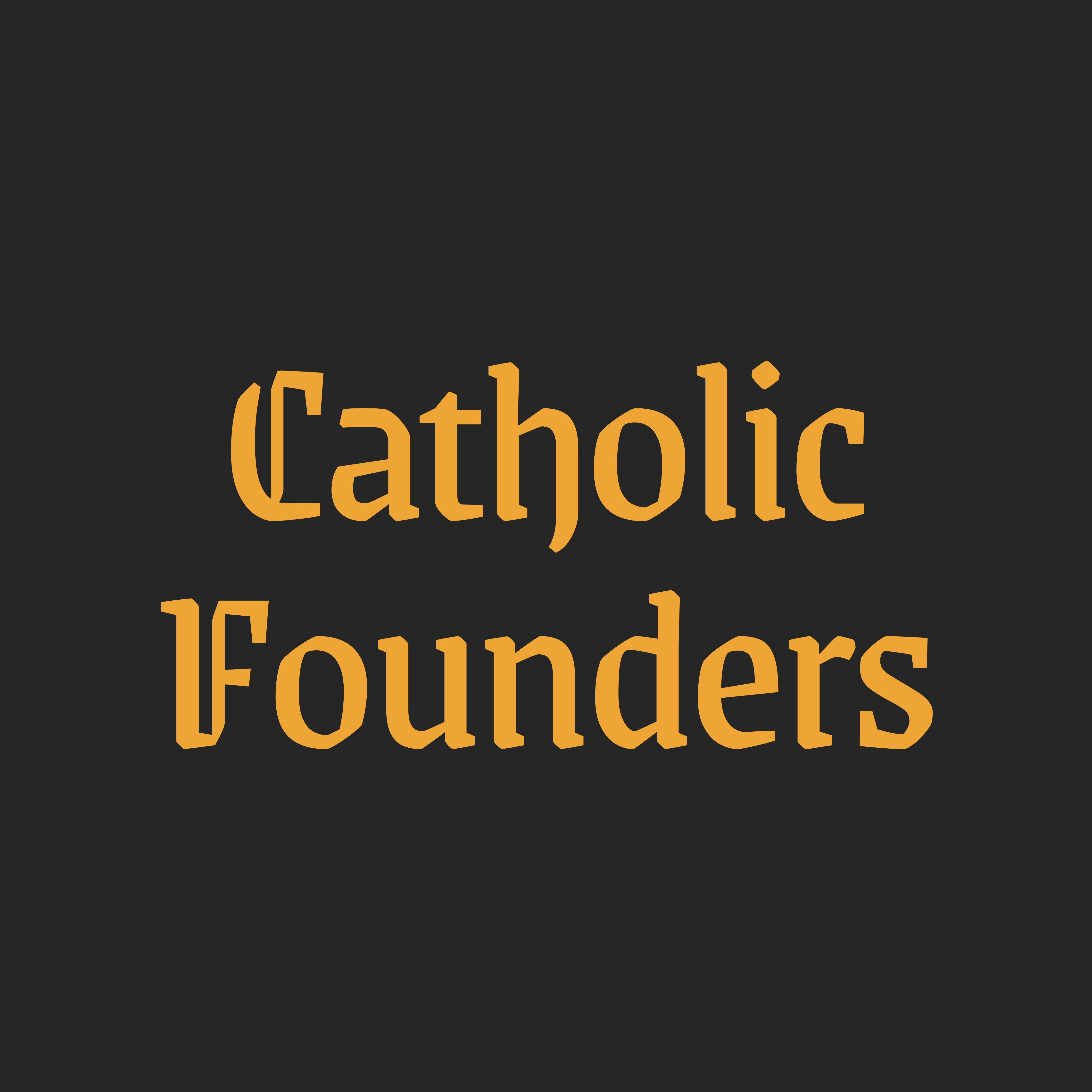 Catholic Founders logo