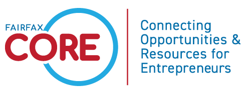 Fairfax CORE (Fairfax County Department of Economic Initiatives) logo