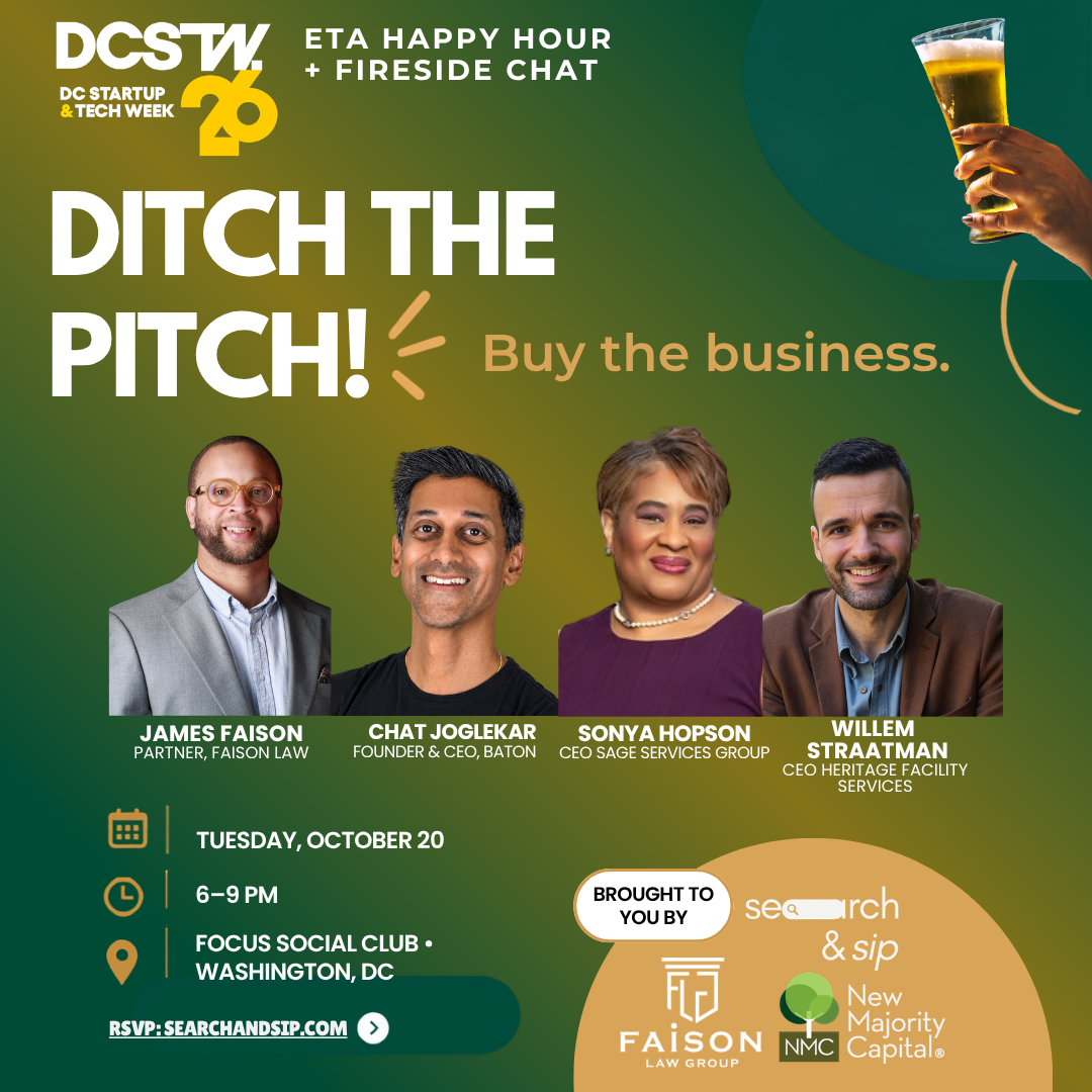 Ditch The Pitch Buy The Business!