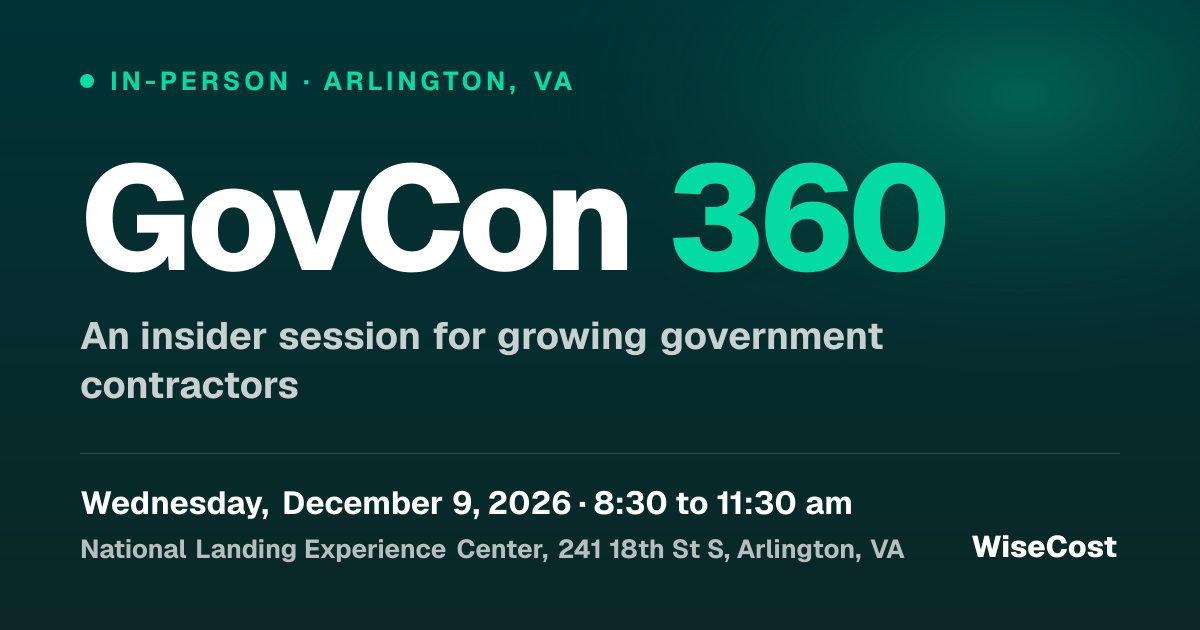 GovCon 360: An insider session for growing government contractors