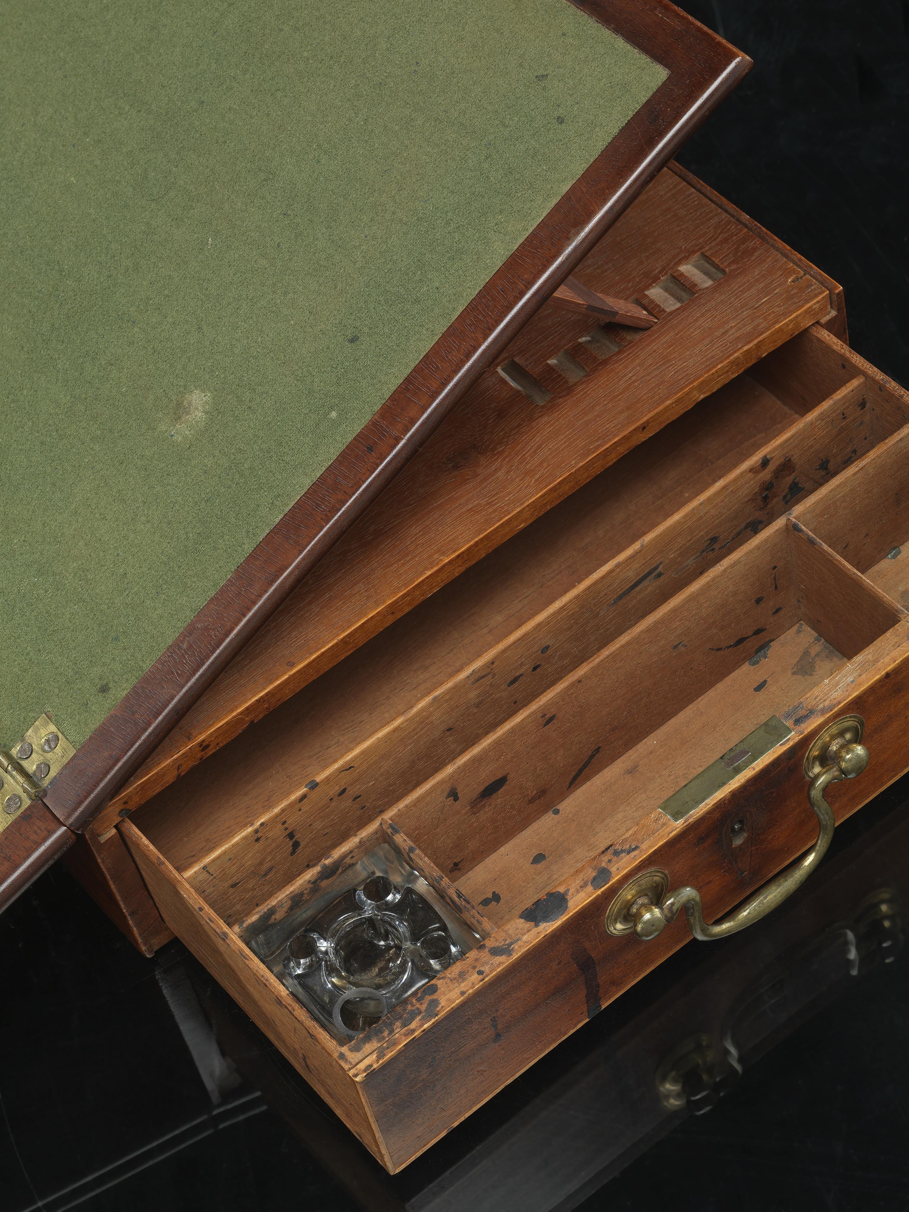 Business documents and pen on an office desk
